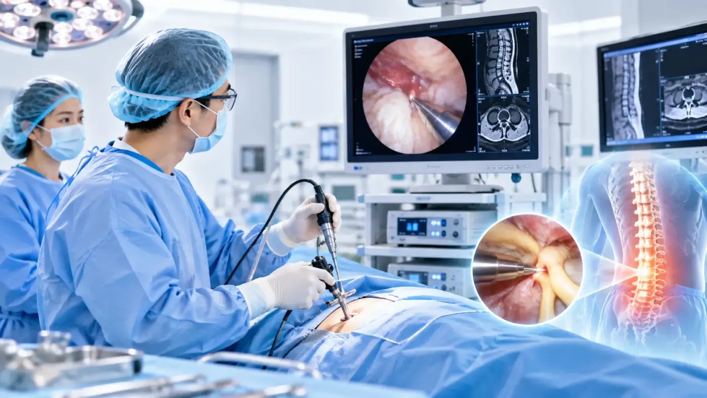 ผ่าตัดส่องกล้องกระดูกสันหลัง ULTRA-MIS (Endoscope)