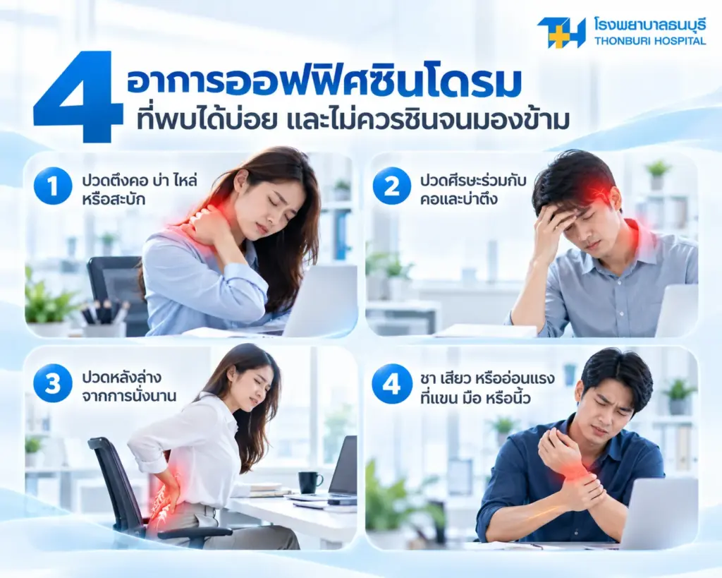 ออฟฟิศซินโดรม (Office Syndrome) ปัญหาของชาวดิจิตัล