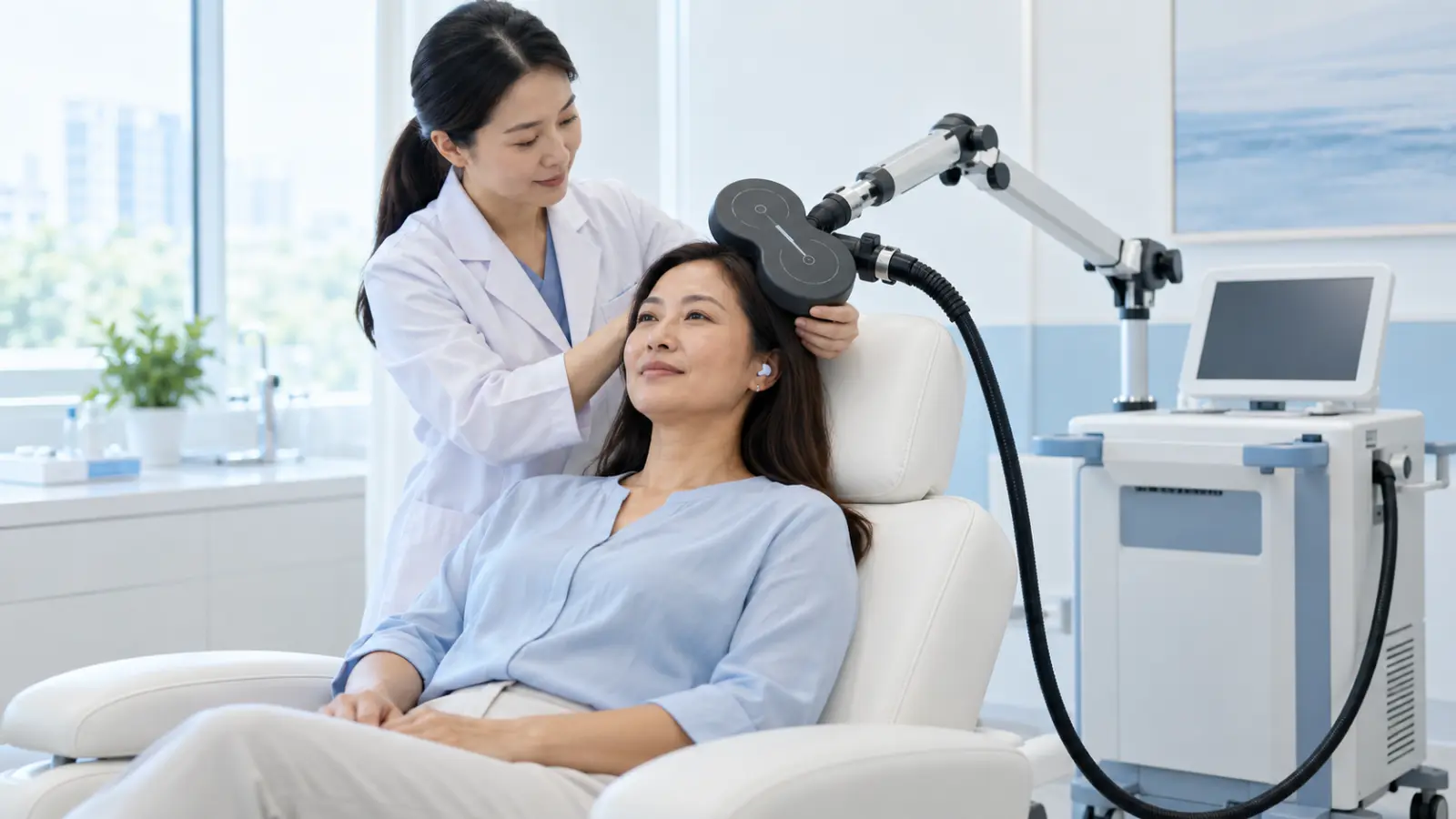 TMS (Transcranial Magnetic Stimulation - TMS) ทางเลือกใหม่ ในการปรับสมดุลสมอง