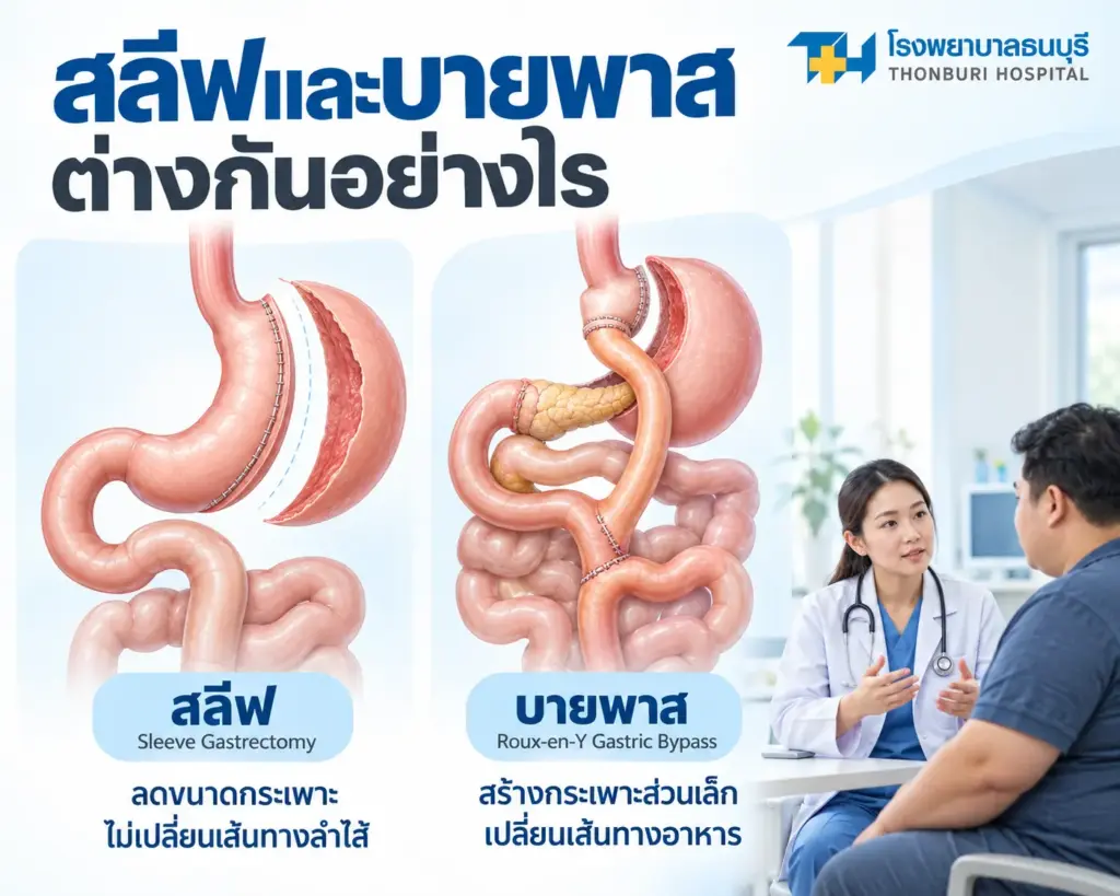 สลีฟและบายพาส ต่างกันอย่างไร